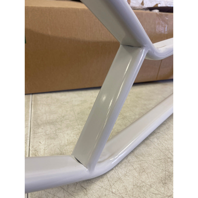 Yeezoo Outdoor Handrail Wall Mount, Garage Railing with Polished White Finished