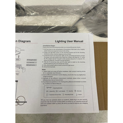 Bepuzz Chandelier 5-Light Glass Globe Pendant Light Fixtures 2-Ring Circular LED