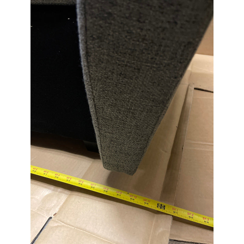 Set-of-2 33 x 36 x 36" Love Seat, Corner Chairs, Living Room Furniture, Gray
