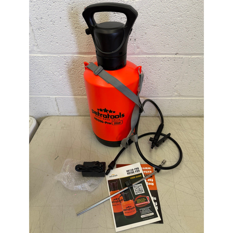 PetraTools HD-200 Pro Battery Powered 2 gallon Sling Sprayer with Sling Strap