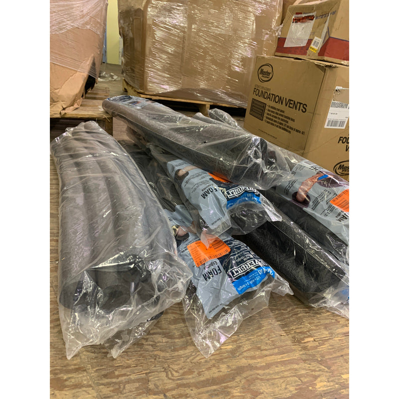 10-PACKS-OF-4 Everbilt 3/4 in. x 3 ft. Foam Pre-Slit Pipe Insulation 40-TOTAL