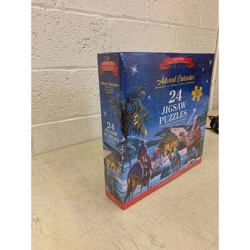 Eurographics Puzzles Nativity 50pc Puzzle 24 Day Advent Calendar