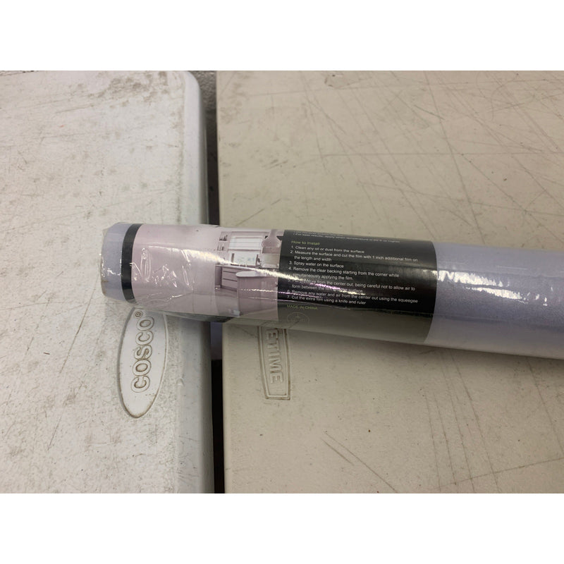 UNKNOWN DIMENSIONS BHF Best-Home-Fashion Sun Control Static Window Film, WHITE