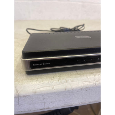 D-Link Ethernet Switch, 8 Ports, 120V, 60Hz, DES-1108
