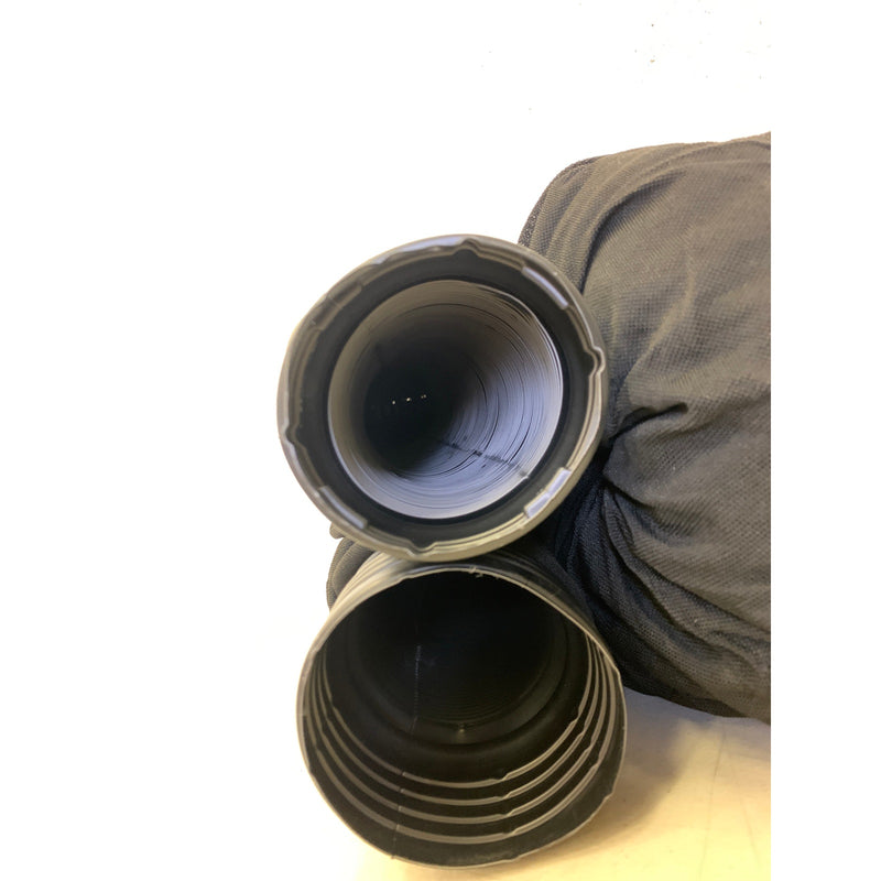 Amerimax Home FLEX Drain 4 in. x 25 ft. Black Copolymer Perforated w Sock