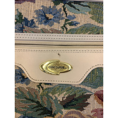 Concourse Tote Bag Floral Dual Handle with Front Zip Pocket 33 x 27 x 16 inches