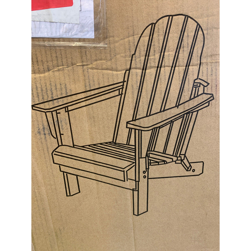 DAILYLIFE Folding Adirondack Chair, HDPE Patio Outdoor Chair Lime