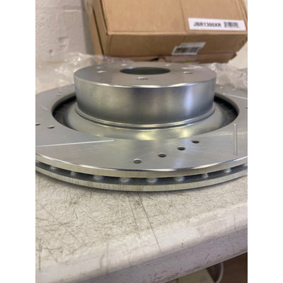 SET-OF-2 Power Stop Brake Rotors, Front Wheel, Drilled And Slotted, JBR1300XR