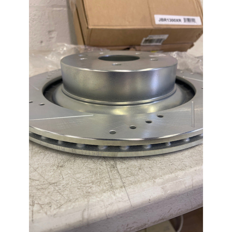 SET-OF-2 Power Stop Brake Rotors, Front Wheel, Drilled And Slotted, JBR1300XR