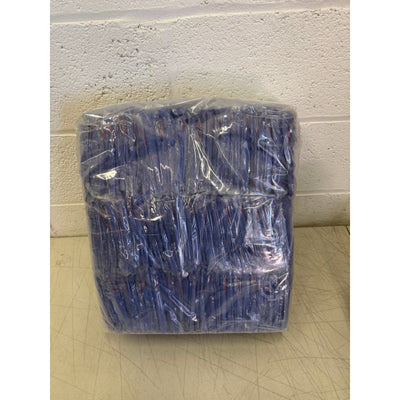 100 Pcs Disposable Unisex Blue Spray Tan Shorts Elastic Waistband 1 Sz fits Most