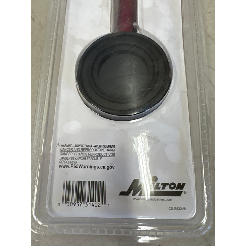 Milton Industries Single Head Chuck Dial Tire Gauge, Tire Pressure, 0-160 PSI