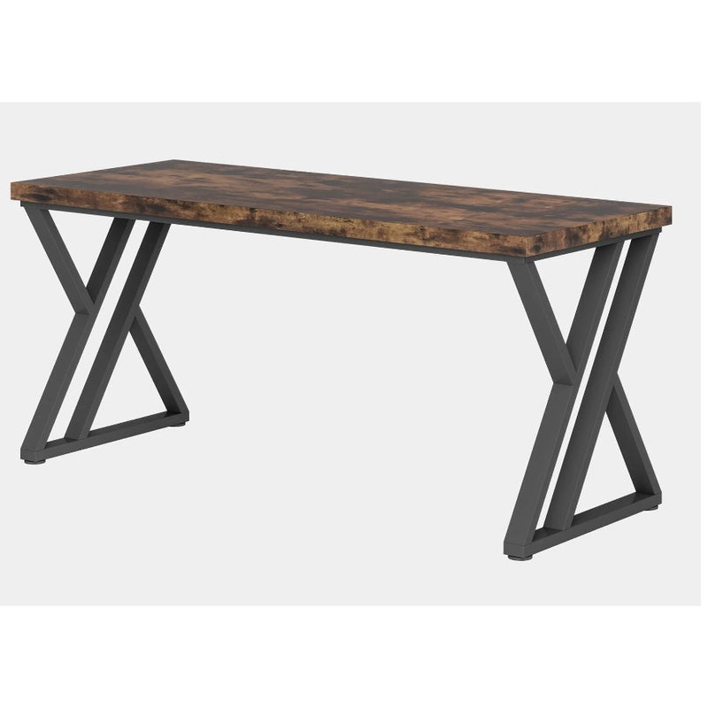 Tribesigns Heavy-Duty Computer Desk 55" Study Desk Writing Table Rustic READ