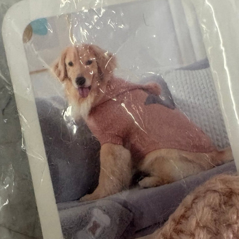 Koolaburra by UGG Pet Koola Star Hoodie Dog Jacket 15-16" Collar, Pink - Medium