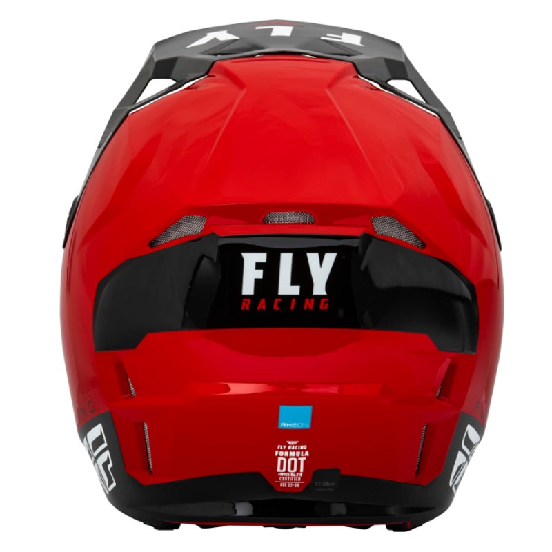 Fly Racing LARGE Formula CP Matte Black Helmet, Lightweight, Vents, RED/BLACK