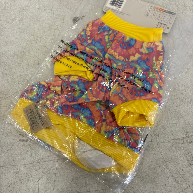 Koolaburra by UGG Printed Pet T-Shirt Dog Outfit- 12-13" Collar, Rainbow - Small