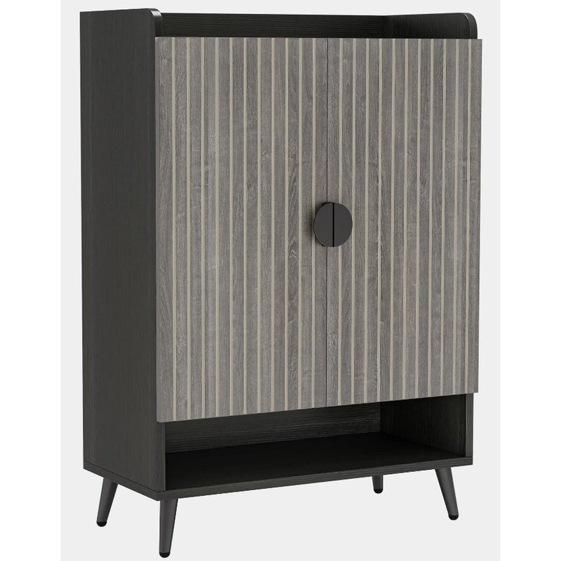 Tribesigns - 7-Tier Shoe Cabinet, Adjustable Shoe Storage Organizer w 2 Doors