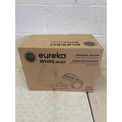 Eureka Bagless Canister Vacuum Cleaner, Lightweight Red, Whirlwind NEN110D