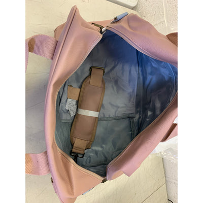 BOYATU Weekender Bag for Women Travel Duffel Bag Gym Bag w Shoulder Strap PINK