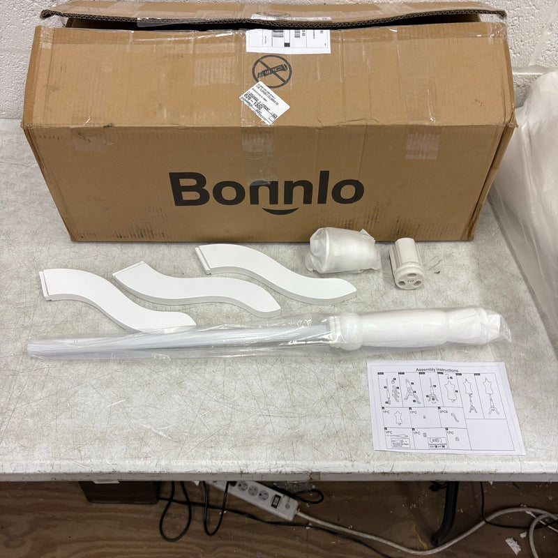 Bonnlo Female Dress Form Pinnable Mannequin Body Torso Tripod Stand Size 2-4