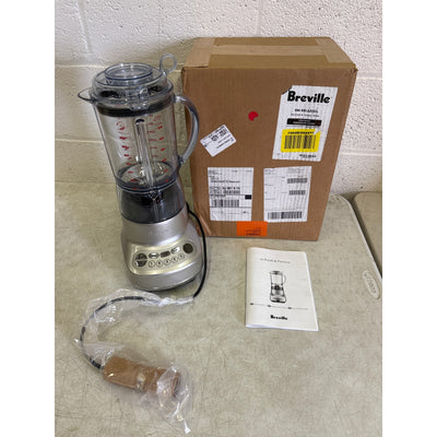 Breville Fresh and Furious Blender, Silver 5 Speed LCD Display REMANUFACTURED