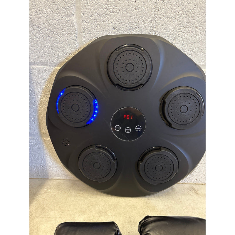Musical Boxing Pro with Gloves, Controls for Speed and Mode, Bluetooth - Black