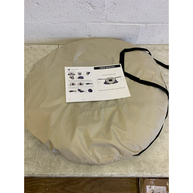 Pop-up Camping 4 Person Tent with Canopy and Carrying Case 110" x 78" x 47"