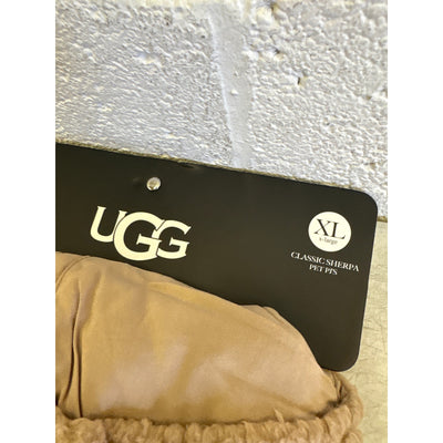 UGG Classic Sherpa Pet PJ's, Hook & Loop Straps, Soft & Cozy, Tan -Xtra Large