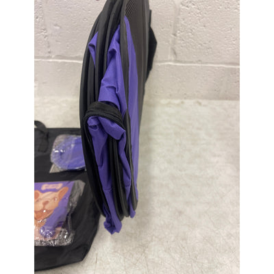 Ruff 'n Ruffus Travel Foldable Pet Playpen Carrying Case Bowl 36"x36"x23" Purple