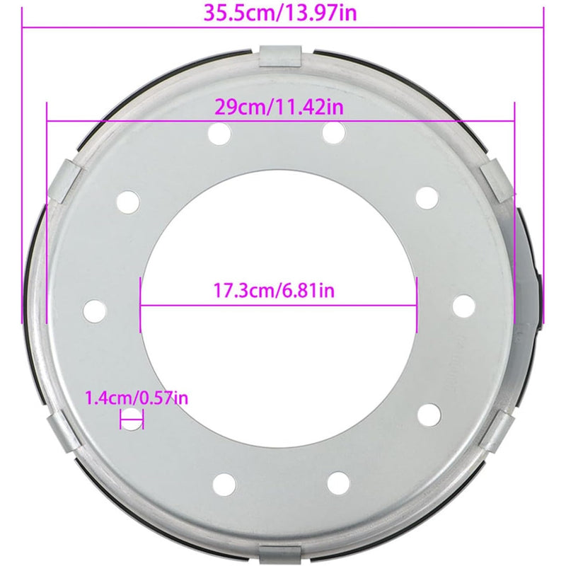 munirater 2pk 400422 Wheel Balancer Replacement for F450 F550 F4500 F5500 05+
