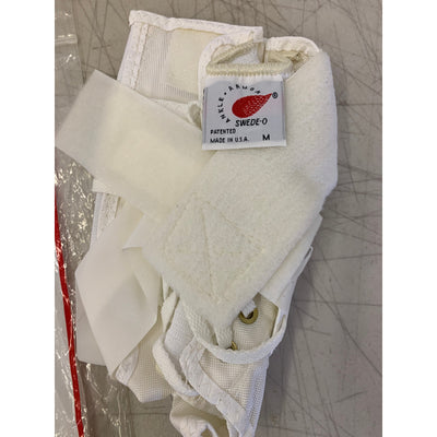 Swede-O Ankle Lok Support with Knit Tongue, Medium Ankle Brace White Sprain