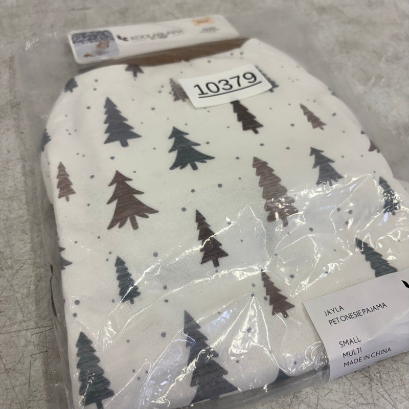 Koolaburra UGG Pet Jayla Pajama Shirt for Dog 12-13" Collar, Tree Design, Small