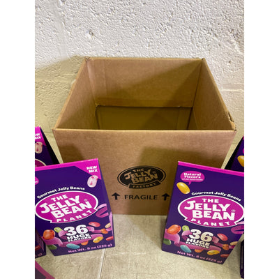 12 PACKS per Case The Jelly Bean Planet 36 Huge Flavors Box, Gourmet Jelly Beans
