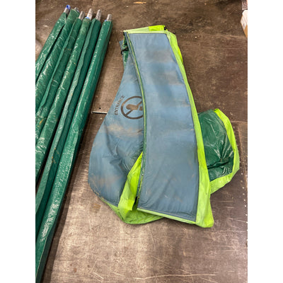 UNKNOWN SIZE Machrus Upper Bounce Round Trampoline Set with Safety Enclosure