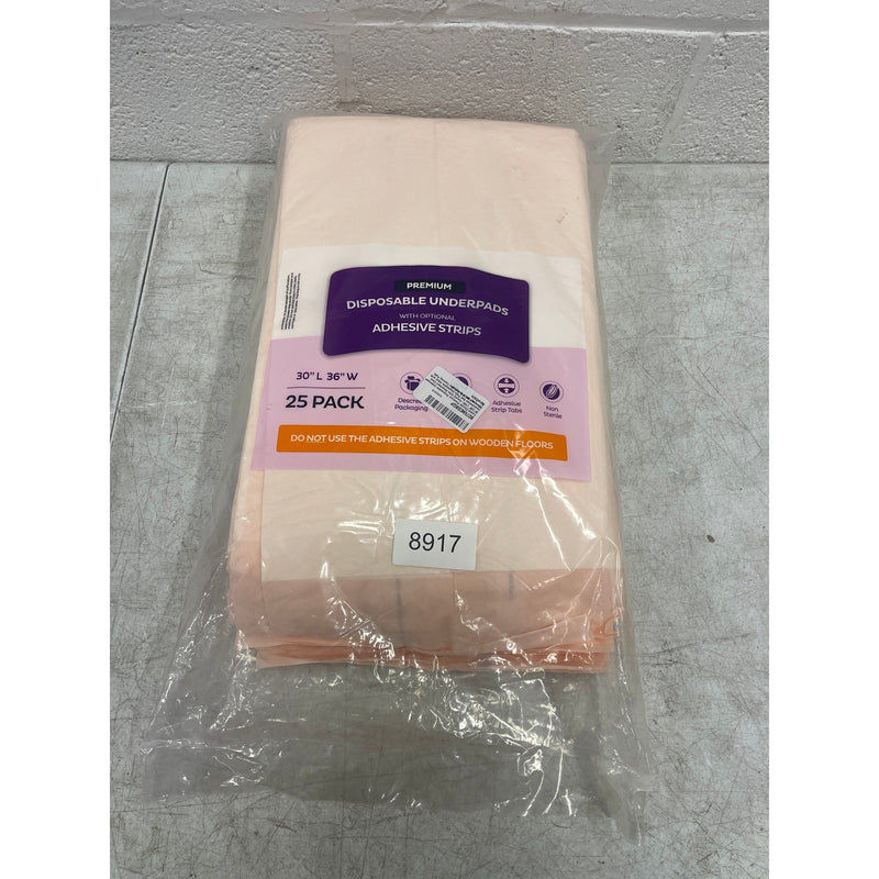 25-PACK Premium Disposable Underpads 30”x36” Ultra Absorbent Bed Pads, X-Large