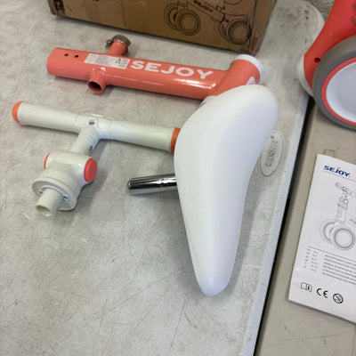 SEJOY Baby Walker Balance Bike 4-Wheels for 12-24 Months Toddler Bicycle Toys