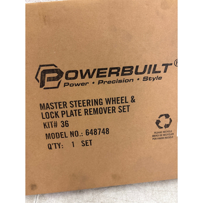 Powerbuilt Tools Master Steering Wheel & Lock Plate Removal Kit - 648748