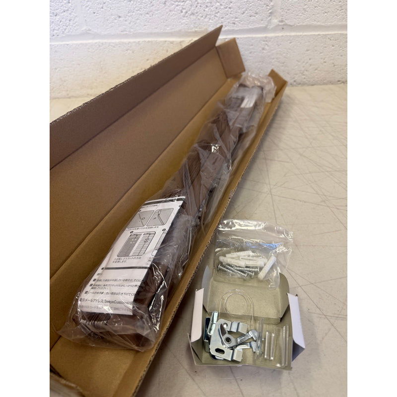 SEEYE Cordless Mini Blinds, Room Darkening, Anti-UV & Waterproof, 21"x64", Brown