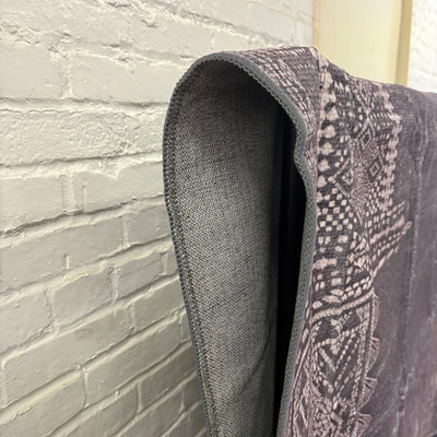 Nicetown 8'x10' Area Rug, Thin, Machine Washable Non-Slip Stain Resistant - Gray