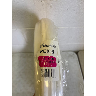 SharkBite 1/2"x100' White PEX-B, PEX Pipe Flexible Water Tubing U860W100