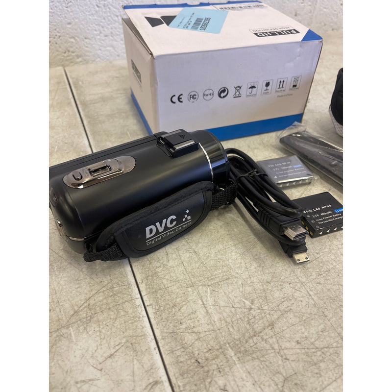 ACTITOP Video Camera FHD 1080P 30FPS 36MP 16X with Case & Remote - Black