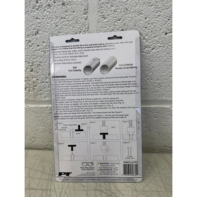 Performance Tool 7pc Double Flare Tool, Lever Lock Flaring Bar & Case W80670