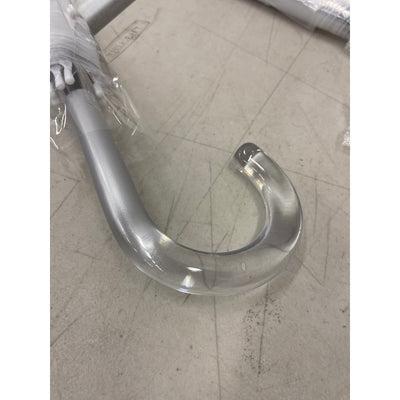 Pack of 2 - 46" Clear Bubble Umbrellas Auto Open Windproof with European J Hook