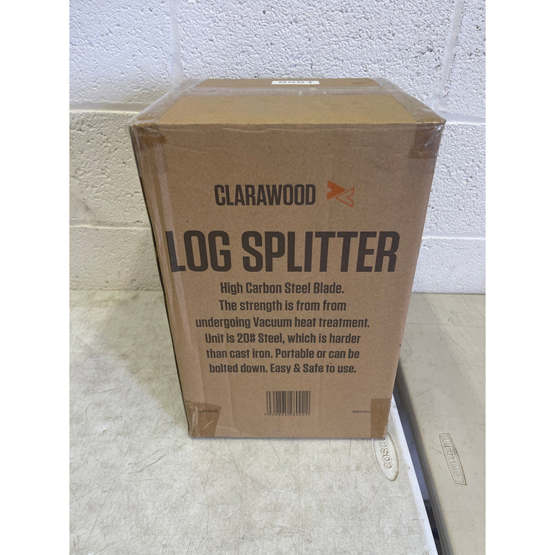 Clarawood Firewood Splitter - Heavy Duty High Carbon Steel Portable or Mount