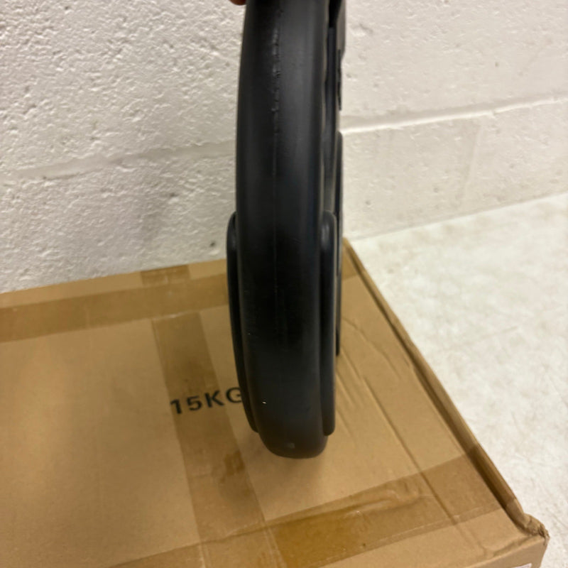 SET-OF-2 - 33 lbs Weight Plates w 2" Bar Diameter Weight Lifting Rubber Coated