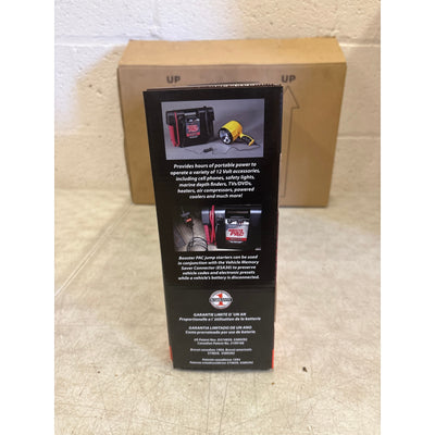 Clore Automotive Booster PAC ES2500 1100 Peak Amp 12V Jump Starter, 900 Amps