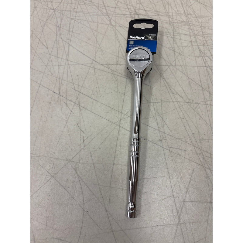 DieHard 1/2" Drive Quick Release Round Head Ratchet 45 Tooth Hand Tool - DH50090