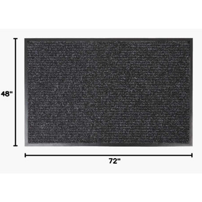 Notrax 109 Brush Step Carpeted Indoor/Outdoor Entrance Mat 4' x 6' Absorbent