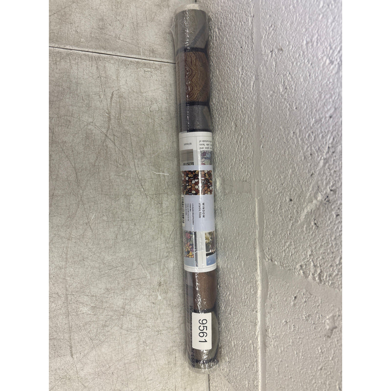 Faux Stained Glass Window Film Double-Sided Static Cling Honey Bee 21"x102"