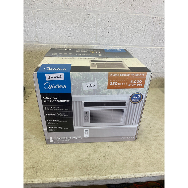 Midea 6,000 BTU Window Air Conditioner w ComfortSense Remote up to 250 sq. ft.