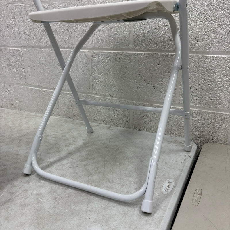20-Pack Foldable Plastic Chair Folding & Stackable 350 lbs Capacity Steel Frame